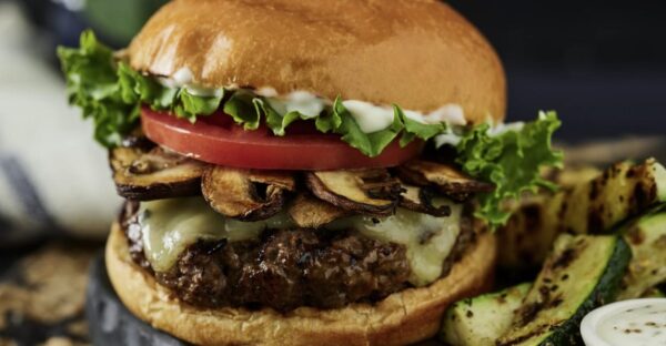 Mushroom Swiss Burger