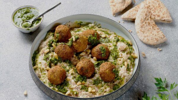 Falafel riisillä