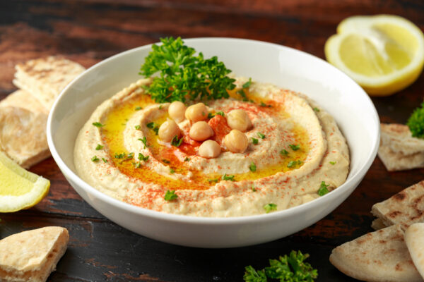 Hummus oliiviöljyllä
